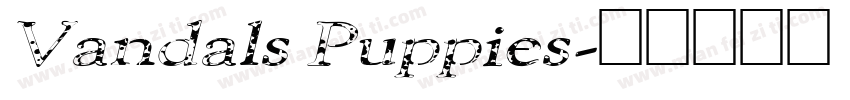 Vandals Puppies字体转换